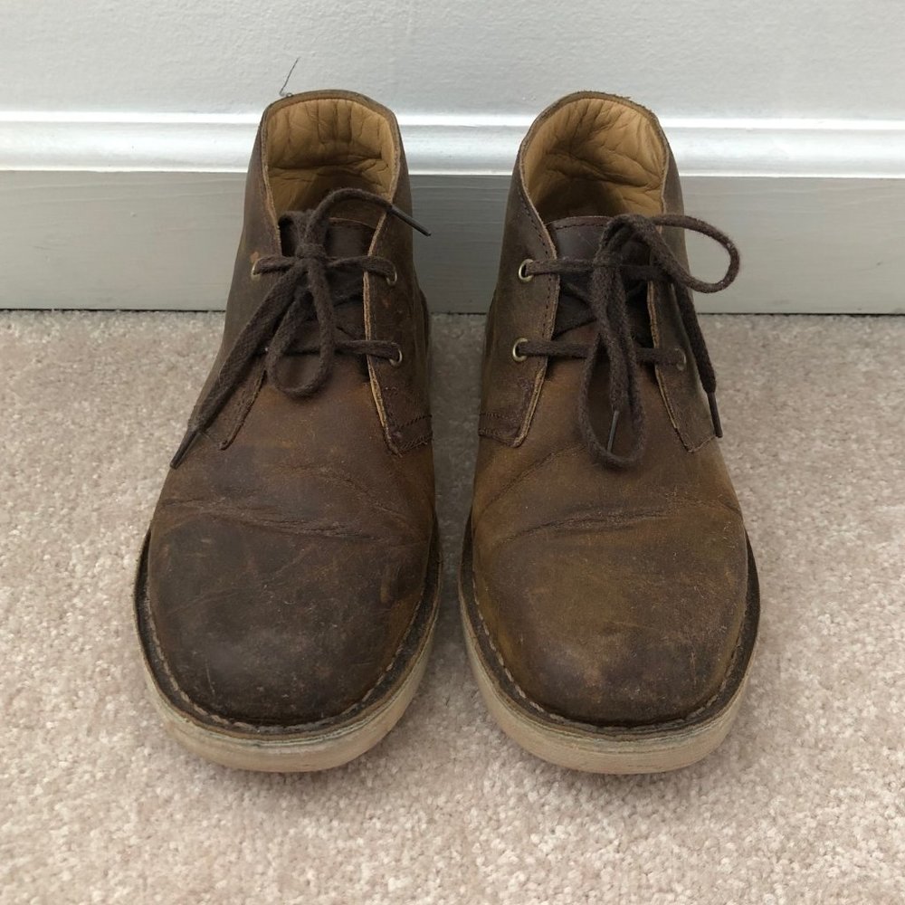 Kids Clarks Desert Boot, Beeswax, Size 1